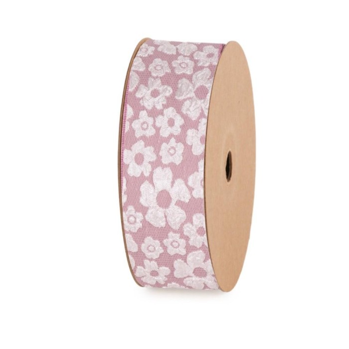 NASTRO FLORA 40MMX10MT ROSA SCURO